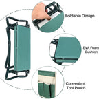 Roixeeds Garden Kneeler and Seat Foldable Gardening Bench Stool - Image 4