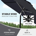 Tempera Patio Market Outdoor Table Umbrella - Image 7