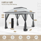 COOS BAY 11x11 Pop Up Gazebo - Image 3