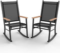 Shintenchi Outdoor Rocking Chairs Set of 2, Upgraded High Back Patio Rocking by Shintenchi%7CFurnitureMadeforRealLife