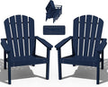 Compact Stackable Adirondack Chairs Set of 2, All-Weather by nevilywood