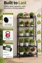5-Tier Metal Plant Stand - Image 3
