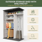 Aoxun 64 Cu.Ft Resin Storage Shed - Image 4
