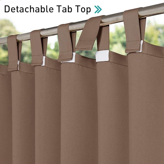 NICETOWN Porch Curtainss Outdoor Waterproof - Image 3
