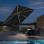 PURPLE LEAF Cantilever Umbrella - Image 2