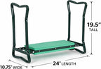 Backyard Expressions Garden Kneeler & Seat – 2-in-1 Garden Stool and Kneeler - Image 3