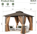 Aoxun Gazebo 10x10 Hardtop Gazebo - Image 2
