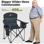 ALPHA CAMP Oversized Fully Padded Camping Chairs - Image 4