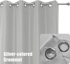 BONZER Outdoor Curtains for Patio Waterproof Thick Privacy | Grommet Sun Light - Image 2