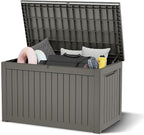 280 Gallon Outdoor Storage Box, Resin Deck Boxes Indoor and outdoor, Waterproof by KAMABOKO