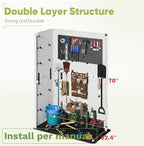 Devoko 50 Cu Ft Outdoor Storage Cabinet - Image 2