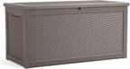 Outdoor Storage Box, 320 Gallon Waterproof Deck Box, Dual Gas-Spring Ultimate by GraceYourYard