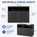 VINGLI Weatherproof Outdoor Storage Cabinet | Outdoor Cabinet - Image 6