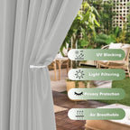 HolidayIdeas Waterproof Outdoor Curtains - Image 3