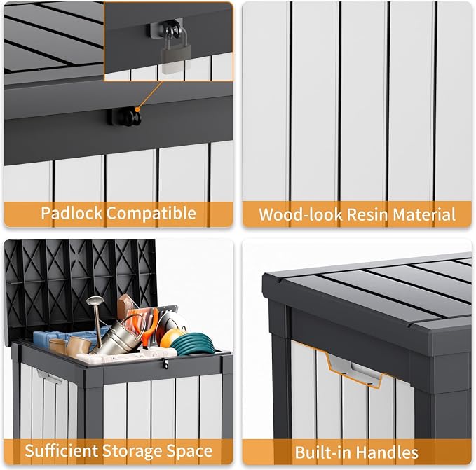 ROJIK Outdoor Storage Housing Deck Box - Image 8