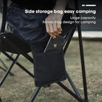 Damei century 4Pack Folding Camping Chairs, Portable - Image 5