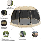 Alvantor Pop Up Screen House Tent, Instant Outdoor Gazebo - Image 4
