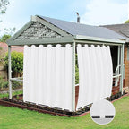 Easy-Going Outdoor Curtains for Patio 1 Panel, 110x120 inch, Weatherproof by Easy-Going