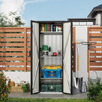 Devoko 28 CU FT Storage Cabinet, Metal Storage Shed - Image 2