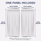 PureFit Outdoor Curtains for Patio Waterproof Weatherproof Outside Curtains | - Image 6