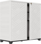 HOMSPARK Indoor/Outdoor Storage Cabinet by HOMSPARK