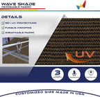 Windscreen4less 4' x 36' Retractable Sun Shade Canopy Cover Sliding Wave Shade - Image 3