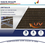 Windscreen4less 4' x 9' Retractable Sun Shade Canopy Cover Sliding Wave Shade - Image 3