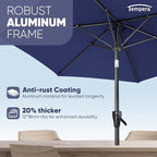 Tempera Patio Market Outdoor Table Umbrella - Image 4