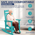 Oversized HDPE Outdoor Rocking Chair Set of 2, All-Weather, Aruba | Heavy Duty - Image 7