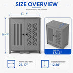 VINGLI 48 Gallon Outdoor Storage Cabinet Waterproof, Compact Weather Resistant - Image 6