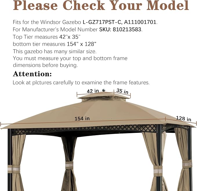 SCOCANOPY Replacement Canopy Cover Compatible - Image 2