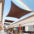 Royal Shade 14' x 23' Brown Rectangle Square Sun Shade Sail Order to Make by RoyalShade