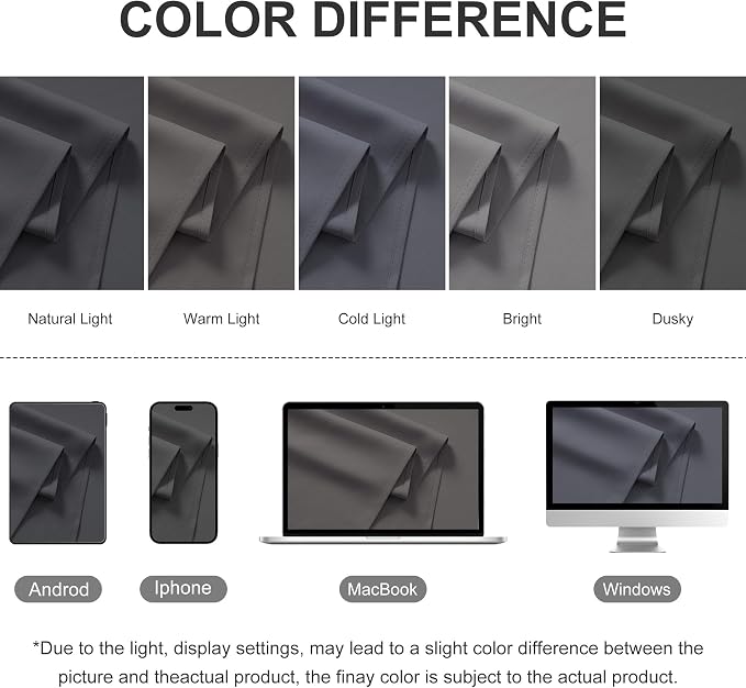 RYB HOME Extra Wide Outdoor Curtains - Image 7
