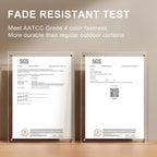 RYB HOME Fade-Resistant Outdoor Curtains - Image 4