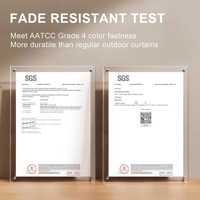 RYB HOME Fade-Resistant Outdoor Curtains - Image 4