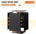 Flamaker 50 Gallon Deck Box, Package Delivery Storage Box - Image 3