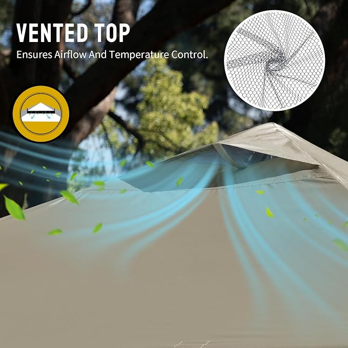 CROWN SHADES 10x10 Pop Up Canopy Tent - Image 4
