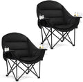 Oversized Camping Chair for Adults 2 Pack by PUVASIA