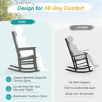 Outdoor Rocking Chair Set of 2 - Image 3