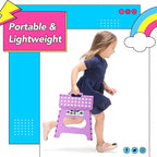Delxo Folding Step Stool 11 Inch, 300 Lbs Step Stool - Image 5