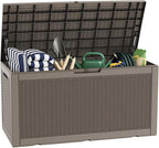 320 Gallon Outdoor Storage Box, Package Delivery Box by LAUSAINTHOME