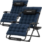 UDPATIO Oversized Zero Gravity Chair Patio Reclining Chairs by UDPATIO