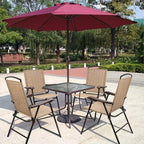 Devoko Patio Folding Chair Deck Sling Chair | Camping Garden Pool Beach Using - Image 7