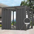 Easy-Going Outdoor Curtains for Patio 1 Panel, 54x120 inch, Weatherproof by Easy-Going