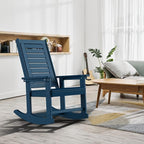 GREENVINES Oversized Outdoor Rocking Chairs Set of 4, HDPE Rocker - Image 5