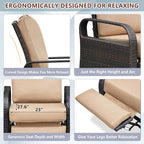 Outdoor Wicker Recliner Chair - Image 5