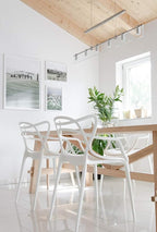 2xhome Modern Dining Chair | Stackable Indoor or Outdoor Entangled Side Chair | - Image 5