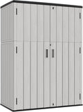 KINYING Outdoor Vertical Storage Shed, 57 Cu.ft Outdoor Storage Cabinet by KINYING