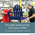 POLYWOOD Presidential Rocking Chair in White - Image 8