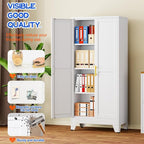 GAIOUS 61''Tall Metal Garage Storage Cabinet, File Cabinet - Image 4